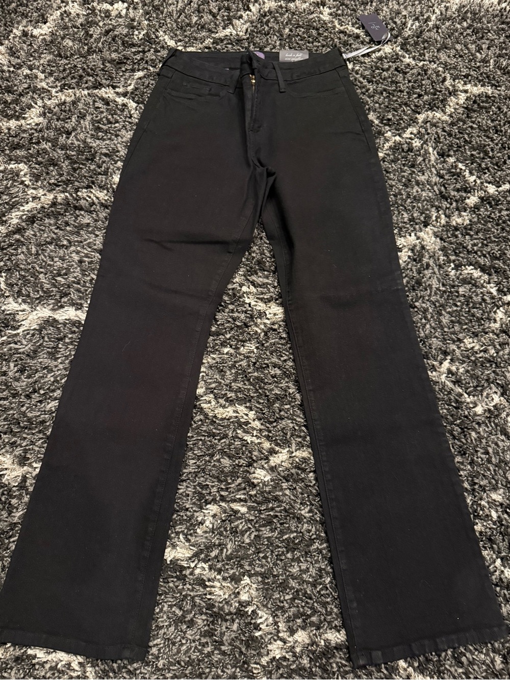 NYDJ Women's Black Boot Cut Jeans with elastic waist. New with tags.